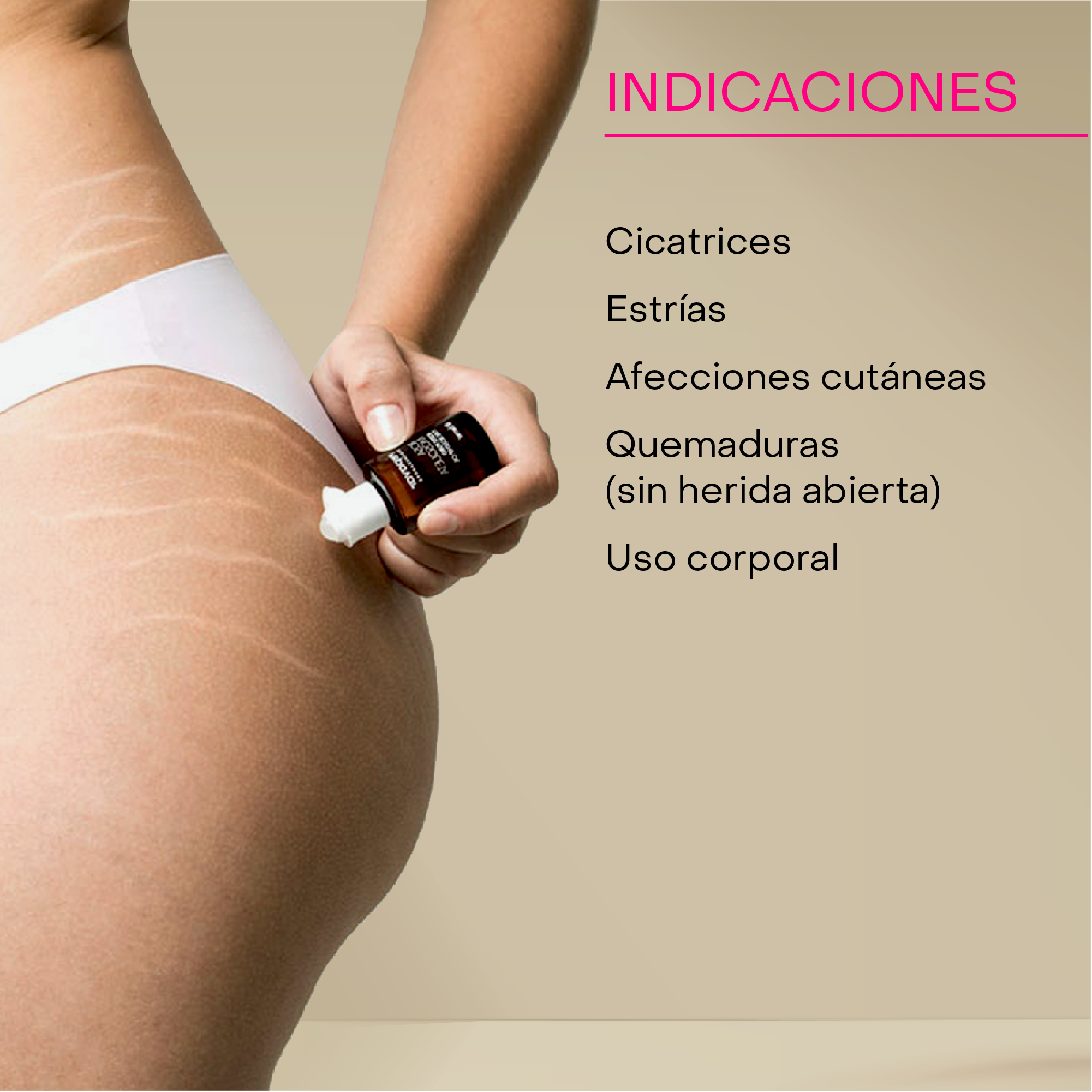 Regeneradora Aceite puro de rosa mosqueta - tratamiento de cicatrices y estrías