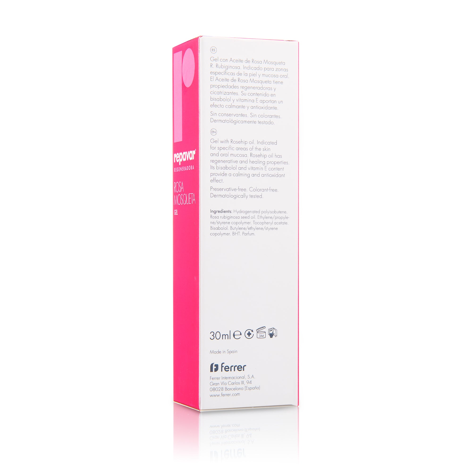 Regeneradora Gel Aceite con Rosa Mosqueta - Calma y repara irritaciones y erosiones en pliegues y mucosas