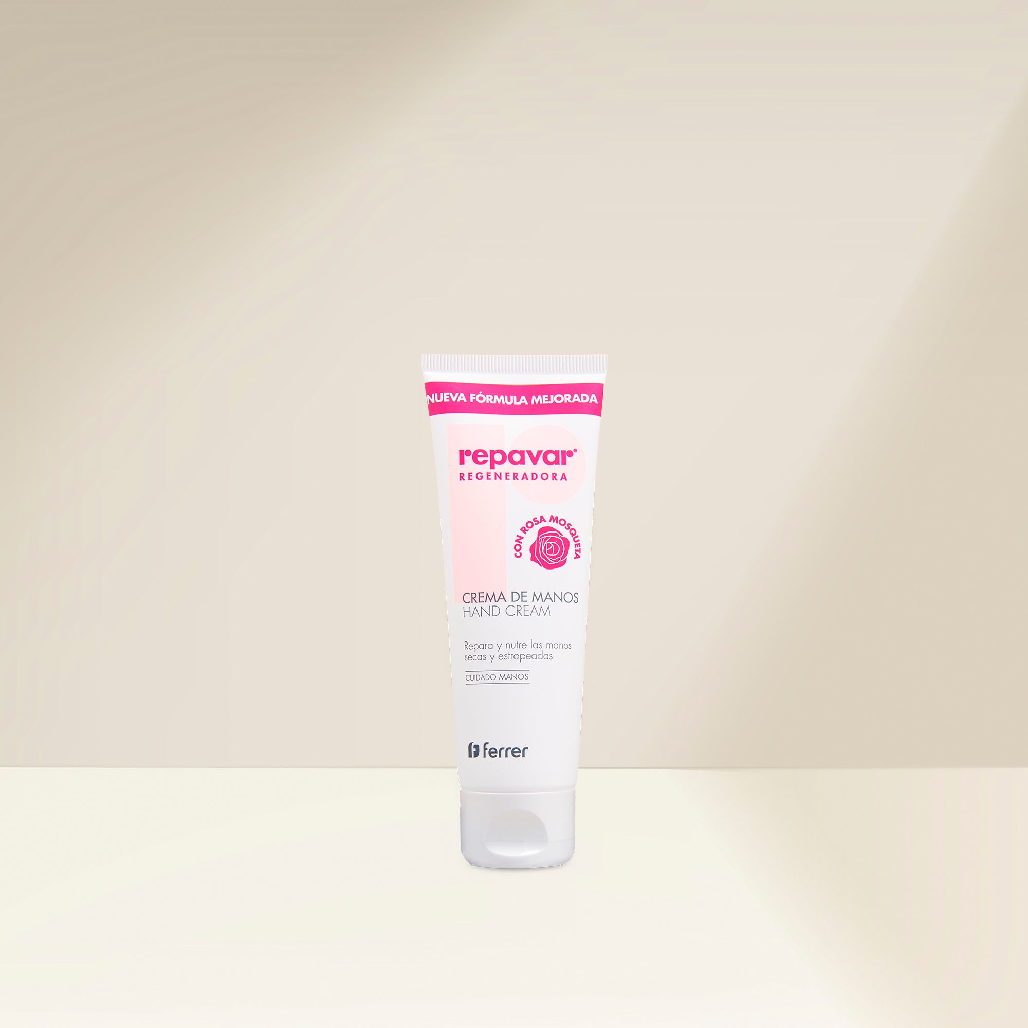 Regeneradora Crema de Manos con Rosa Mosqueta y Vitamina E - Retrasa signos de edad