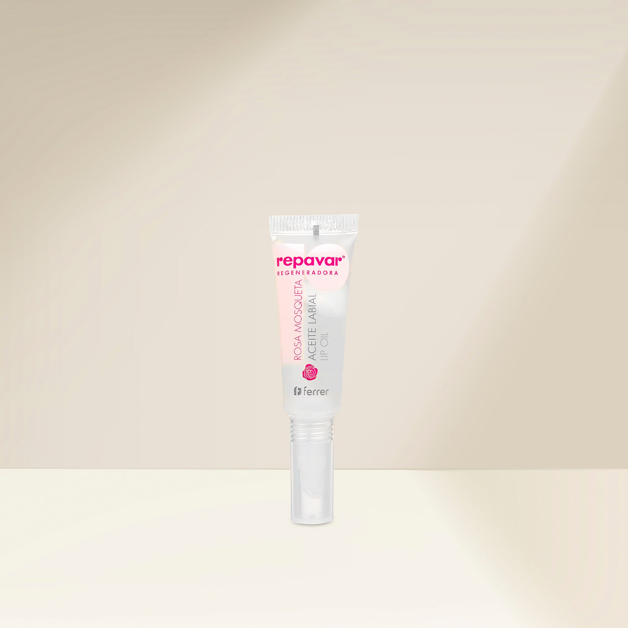 Regeneradora Lip Oil Aceite Labial con Rosa Mosqueta tono natural - Nutre y Regenera, efecto gloss