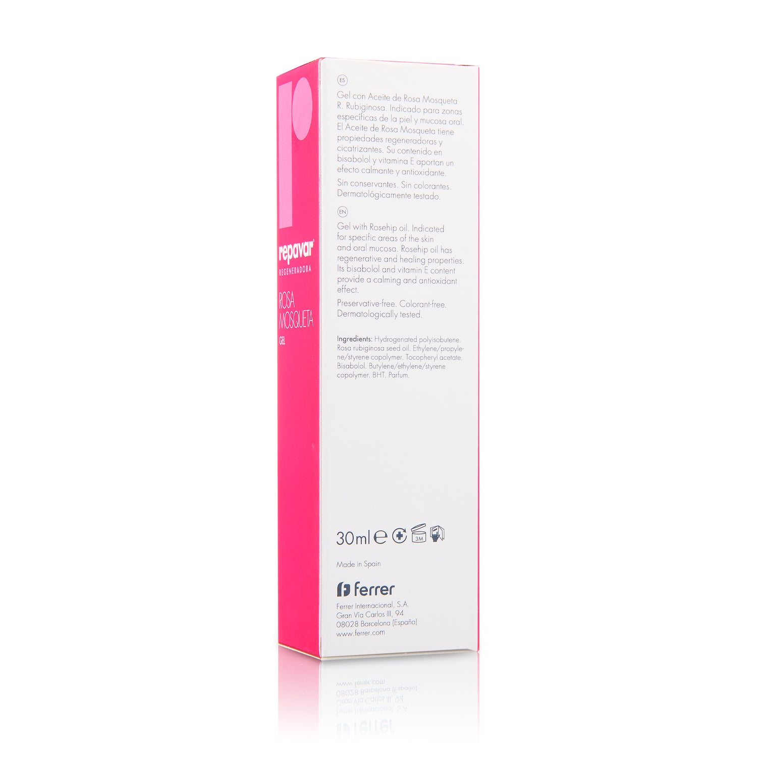 Regeneradora Gel Aceite con Rosa Mosqueta - Calma y repara irritaciones y erosiones en pliegues y mucosas