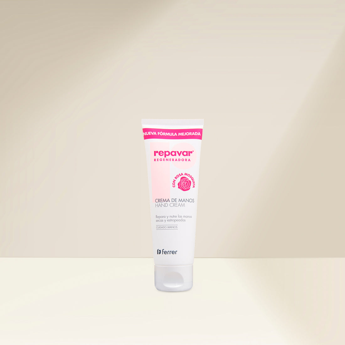 Regeneradora Crema de Manos con Rosa Mosqueta y Vitamina E - Retrasa signos de edad