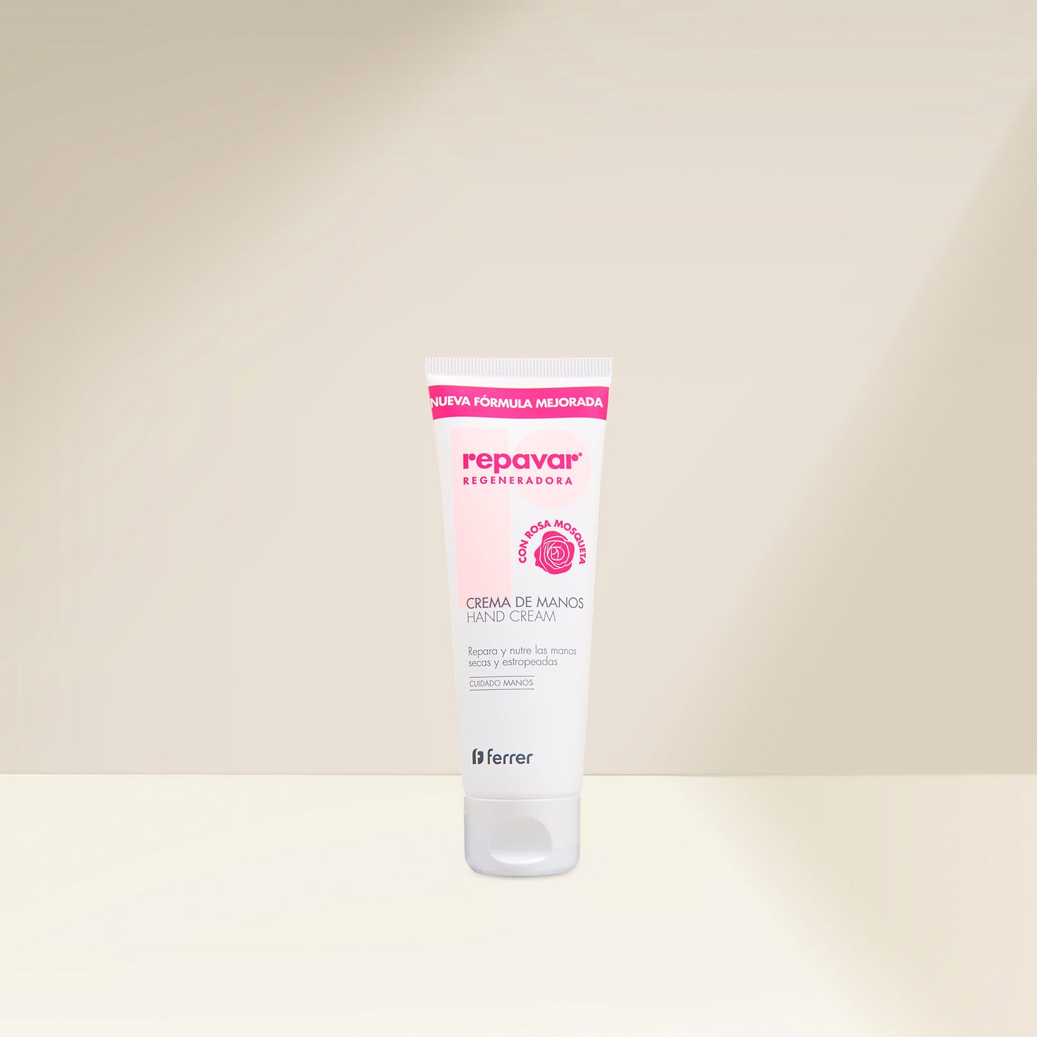 Regeneradora Crema de Manos con Rosa Mosqueta y Vitamina E - Retrasa signos de edad