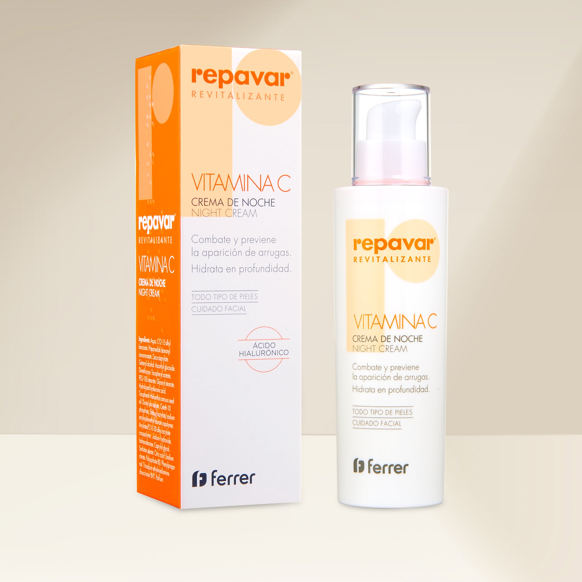 Revitalizante Crema de Noche hidrata, combate y previene aparición de arrugas y signos de envejecimiento