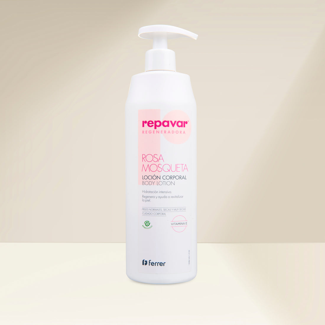 Regeneradora Loción Corporal Nutritiva con Rosa Mosqueta y Vitamina E - Regenera y Revitaliza la piel