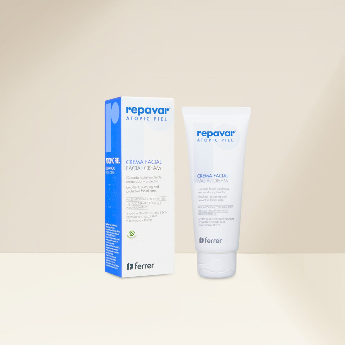 Atopic Piel Crema Facial reparadora y regeneradora que combate la irritación y picor. Apto pieles infantiles