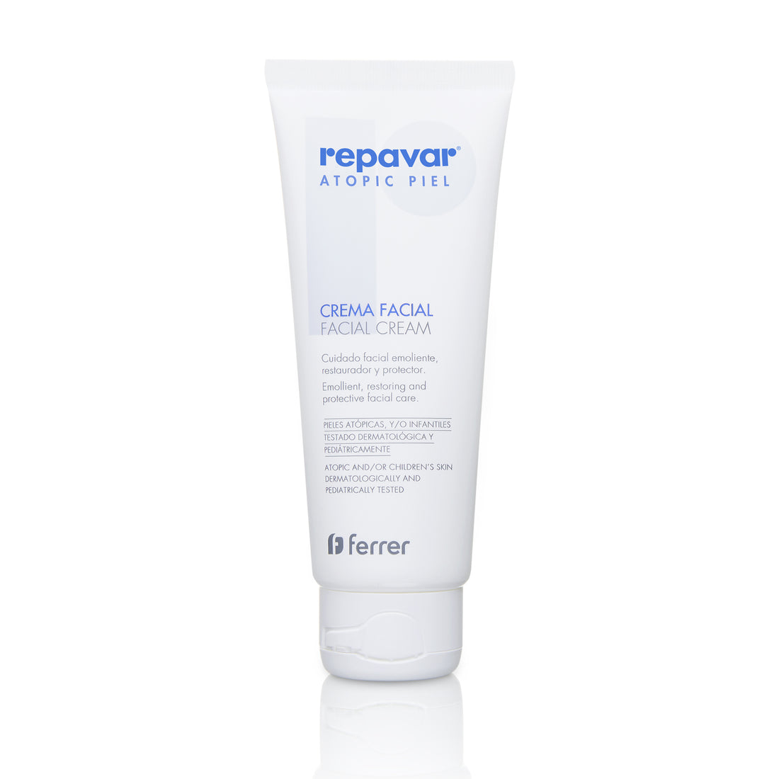 Atopic Piel Crema Facial reparadora y regeneradora que combate la irritación y picor. Apto pieles infantiles