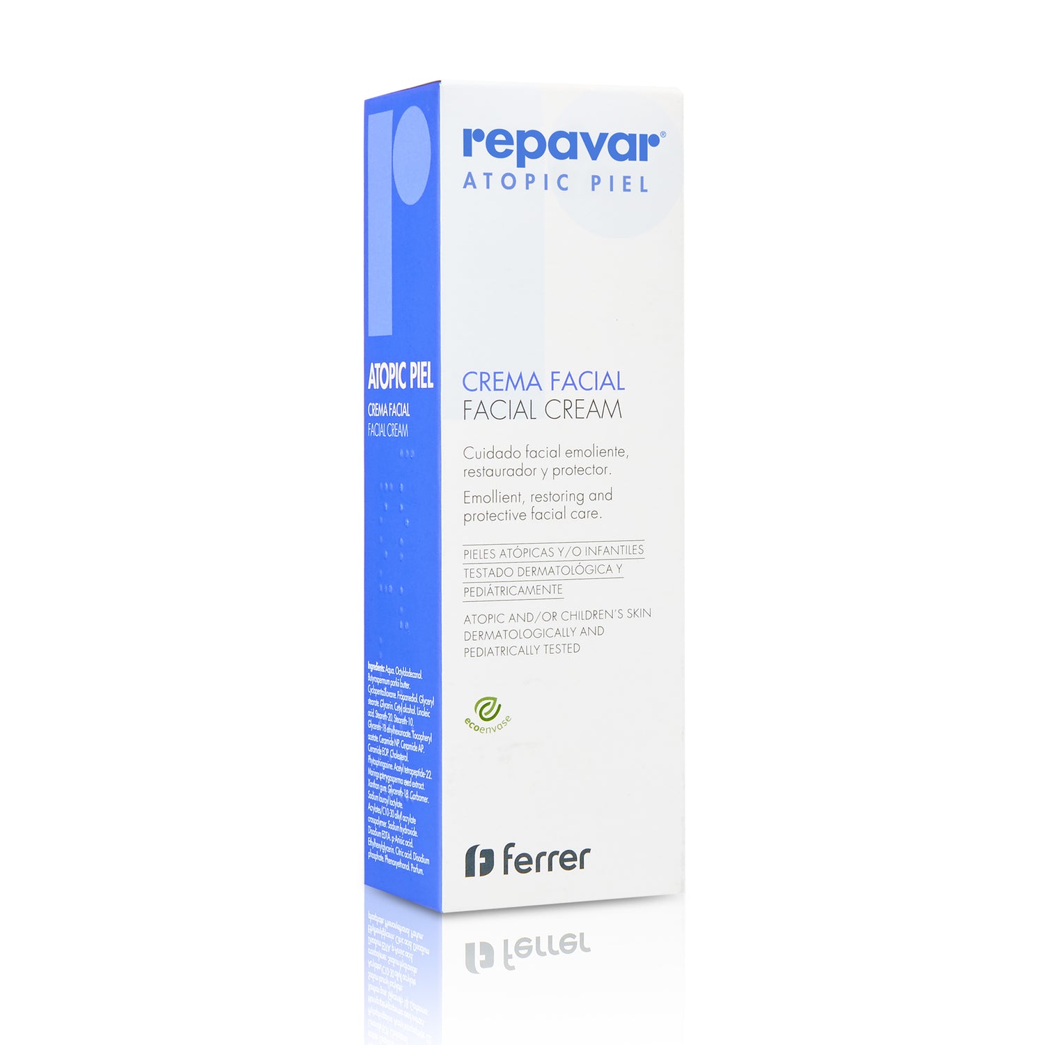 Atopic Piel Crema Facial reparadora y regeneradora que combate la irritación y picor. Apto pieles infantiles