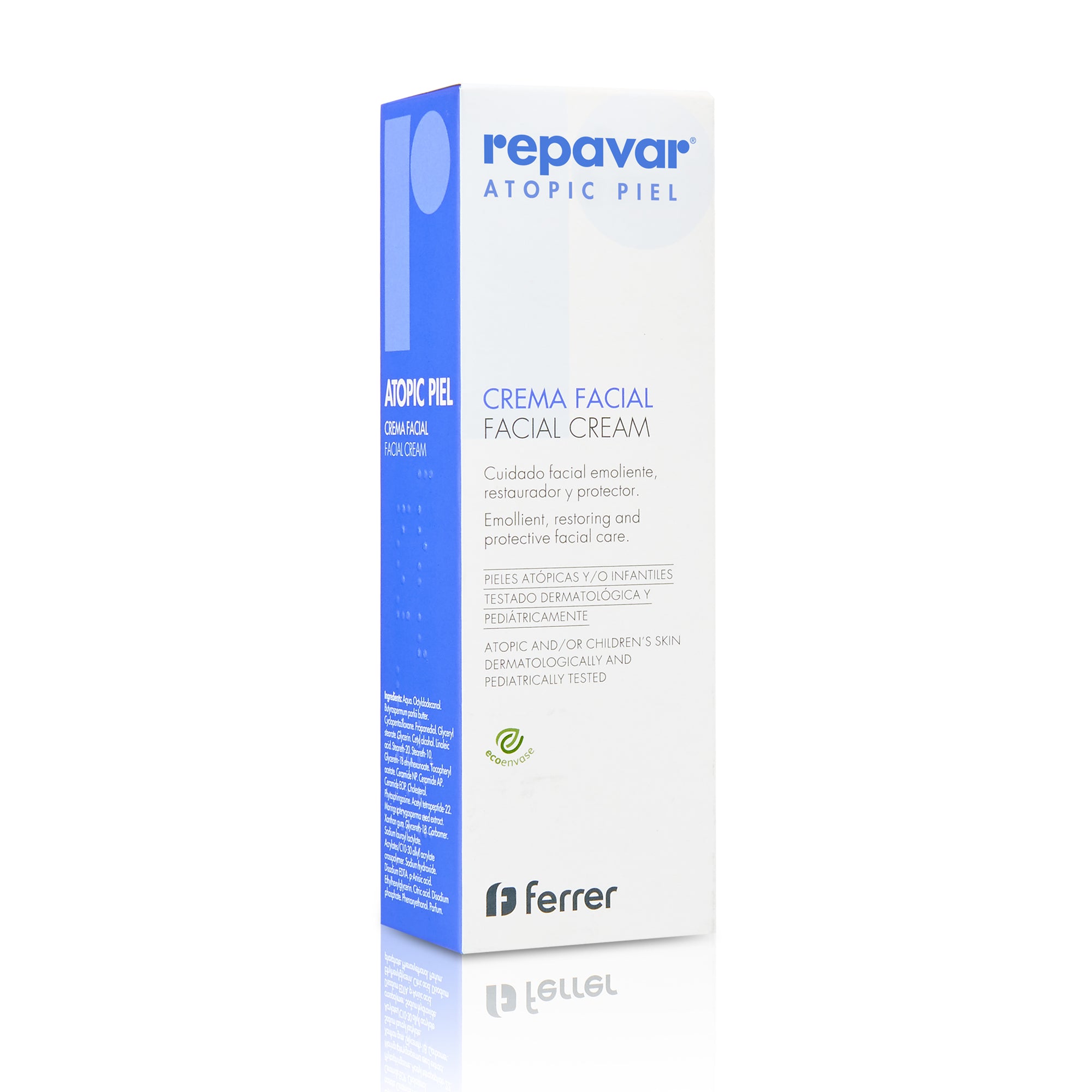Atopic Piel Crema Facial reparadora y regeneradora que combate la irritación y picor. Apto pieles infantiles