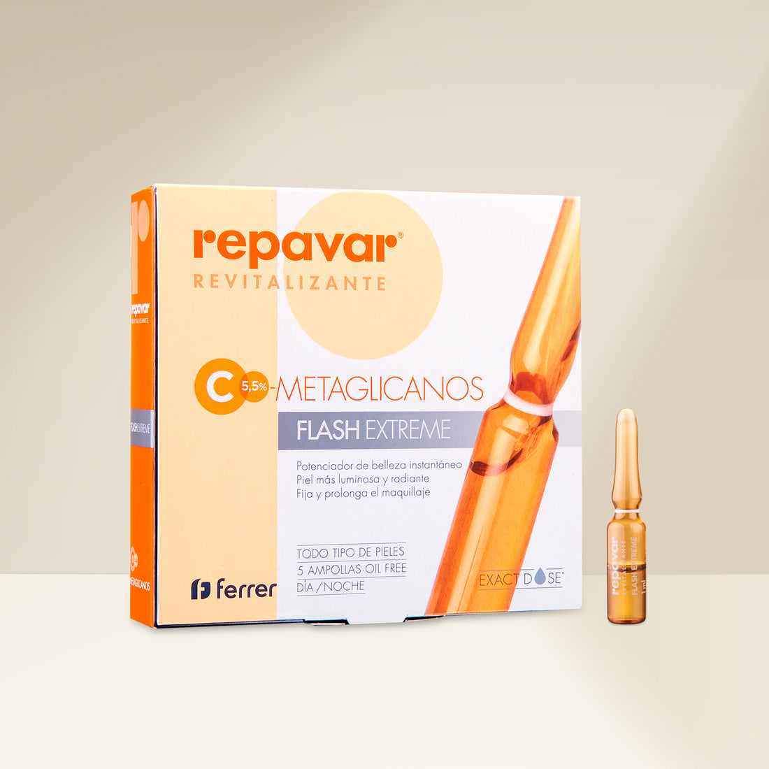 Revitalizante Cápsulas Faciales Tratamiento Intensivo Despigmentante y Antiarrugas