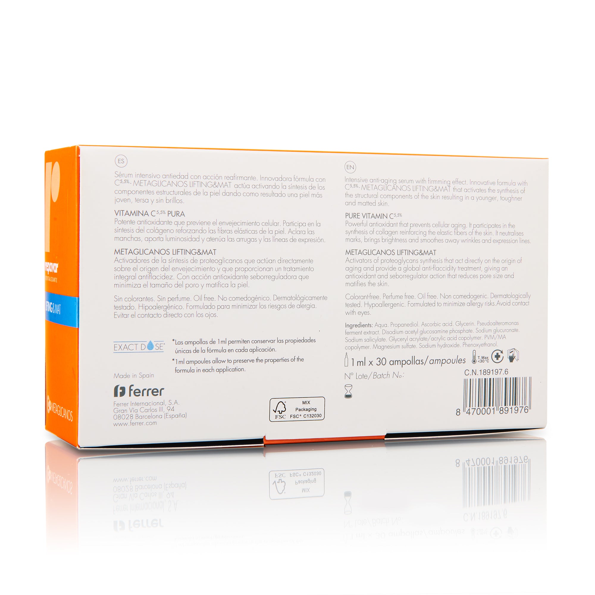 Revitalizante Lifting&amp;Mat tratamiento antiedad y antioxidante para piel mixta/grasa