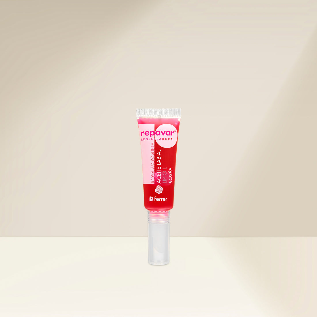 Regeneradora Lip Oil Aceite Labial con Rosa Mosqueta tono rosée - Nutre y Regenera, efecto gloss