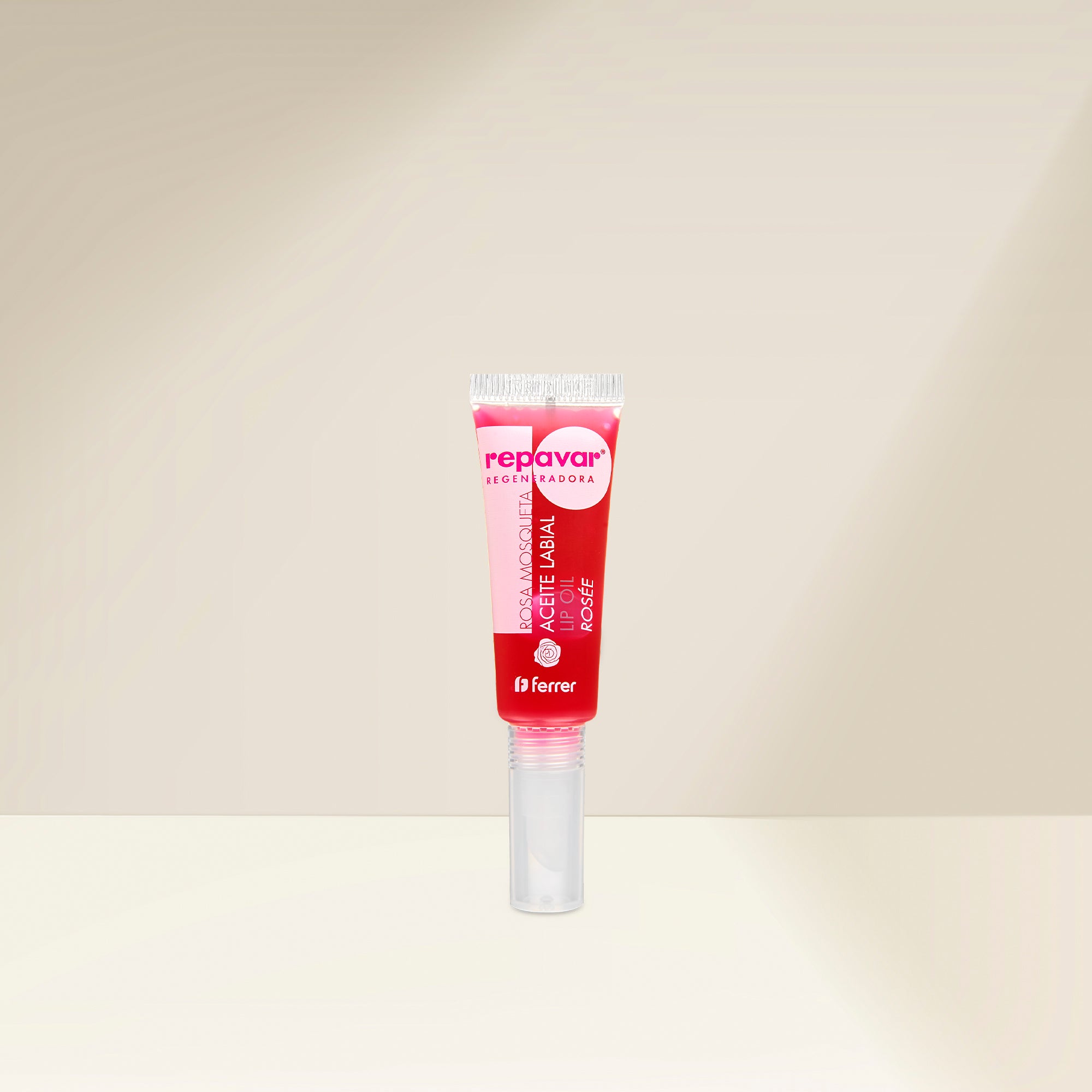 Regeneradora Lip Oil Aceite Labial con Rosa Mosqueta tono rosée - Nutre y Regenera, efecto gloss